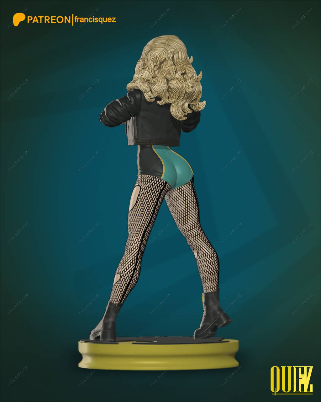 P站图纸印象馆 Francis Quez DC漫画 黑金丝雀 Francis Quez DC漫画 黑金丝雀