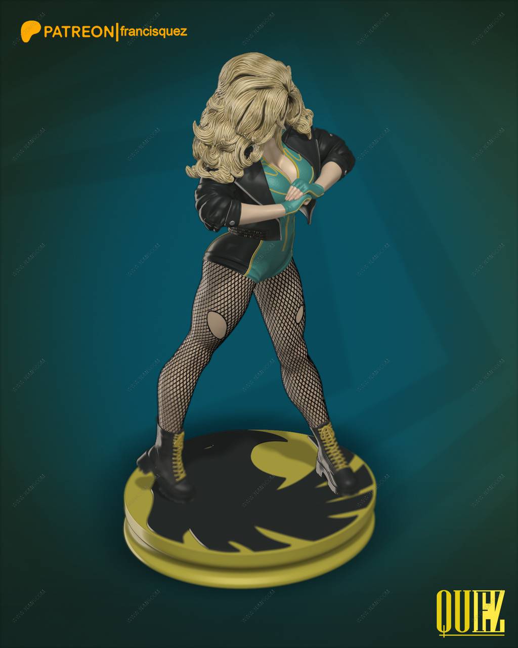 P站图纸印象馆 Francis Quez DC漫画 黑金丝雀 Francis Quez DC漫画 黑金丝雀