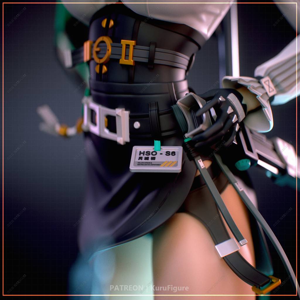 P站图纸印象馆 Kuru Figure 绝区零 月城柳 Kuru Figure 绝区零 月城柳