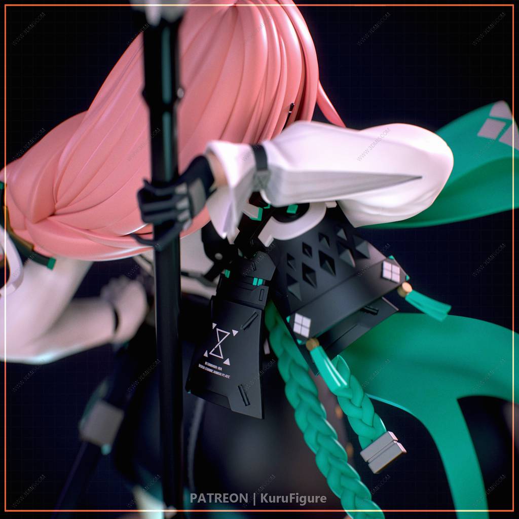 P站图纸印象馆 Kuru Figure 绝区零 月城柳 Kuru Figure 绝区零 月城柳