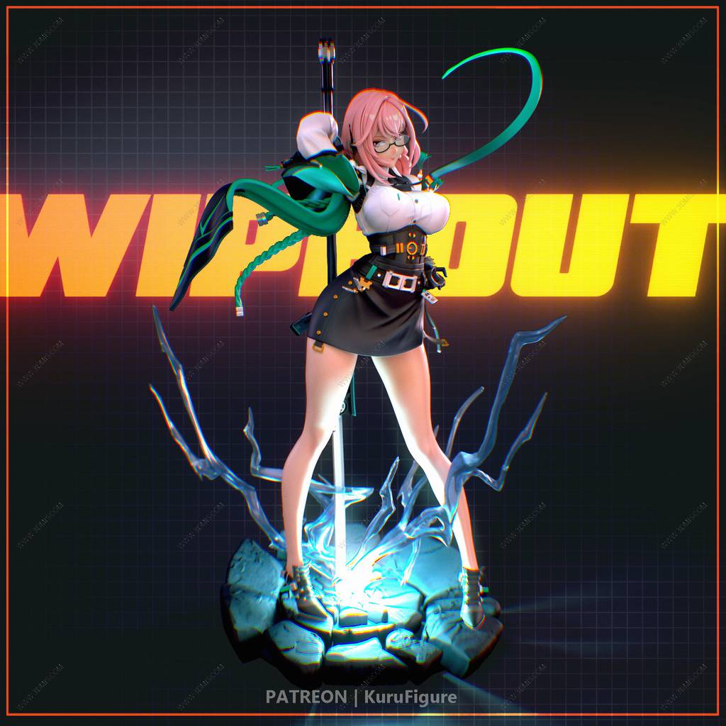 P站图纸印象馆 Kuru Figure 绝区零 月城柳 Kuru Figure 绝区零 月城柳