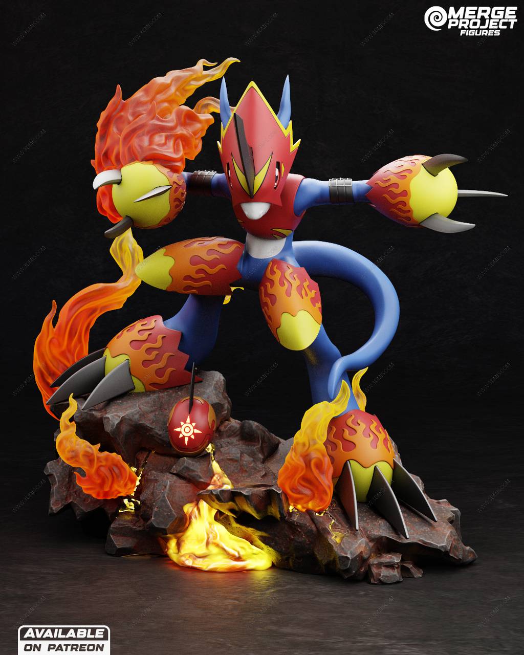 P站图纸印象馆 MPF 数码兽大冒险 烈焰龙兽 MPF 数码兽大冒险 烈焰龙兽