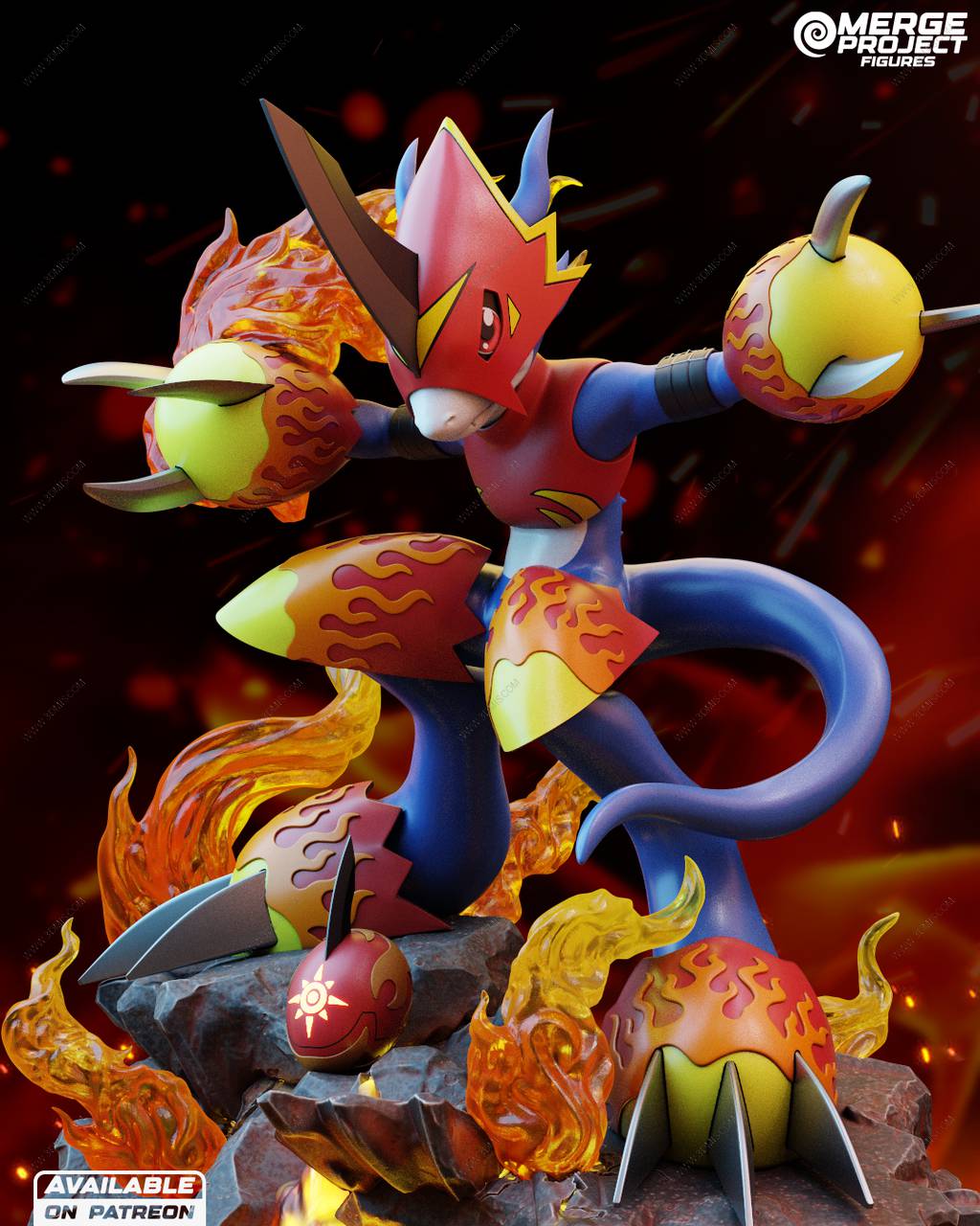 P站图纸印象馆 MPF 数码兽大冒险 烈焰龙兽 MPF 数码兽大冒险 烈焰龙兽