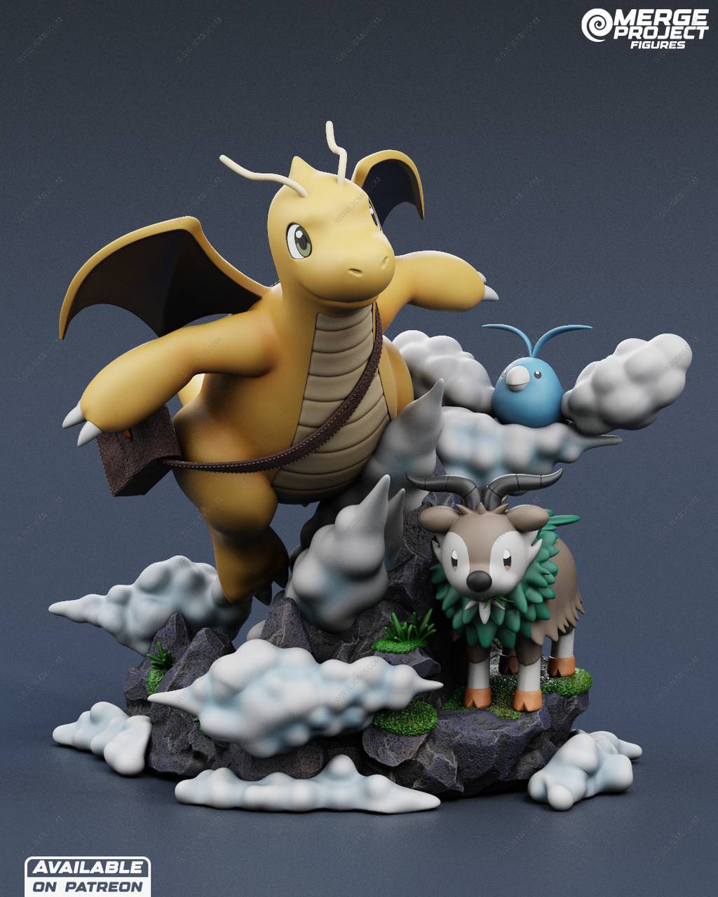 P站图纸印象馆 MPF 精灵宝可梦 快龙 MPF 精灵宝可梦 快龙