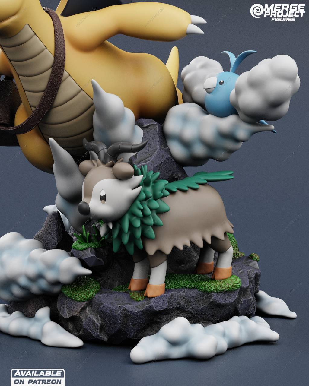 P站图纸印象馆 MPF 精灵宝可梦 快龙 MPF 精灵宝可梦 快龙