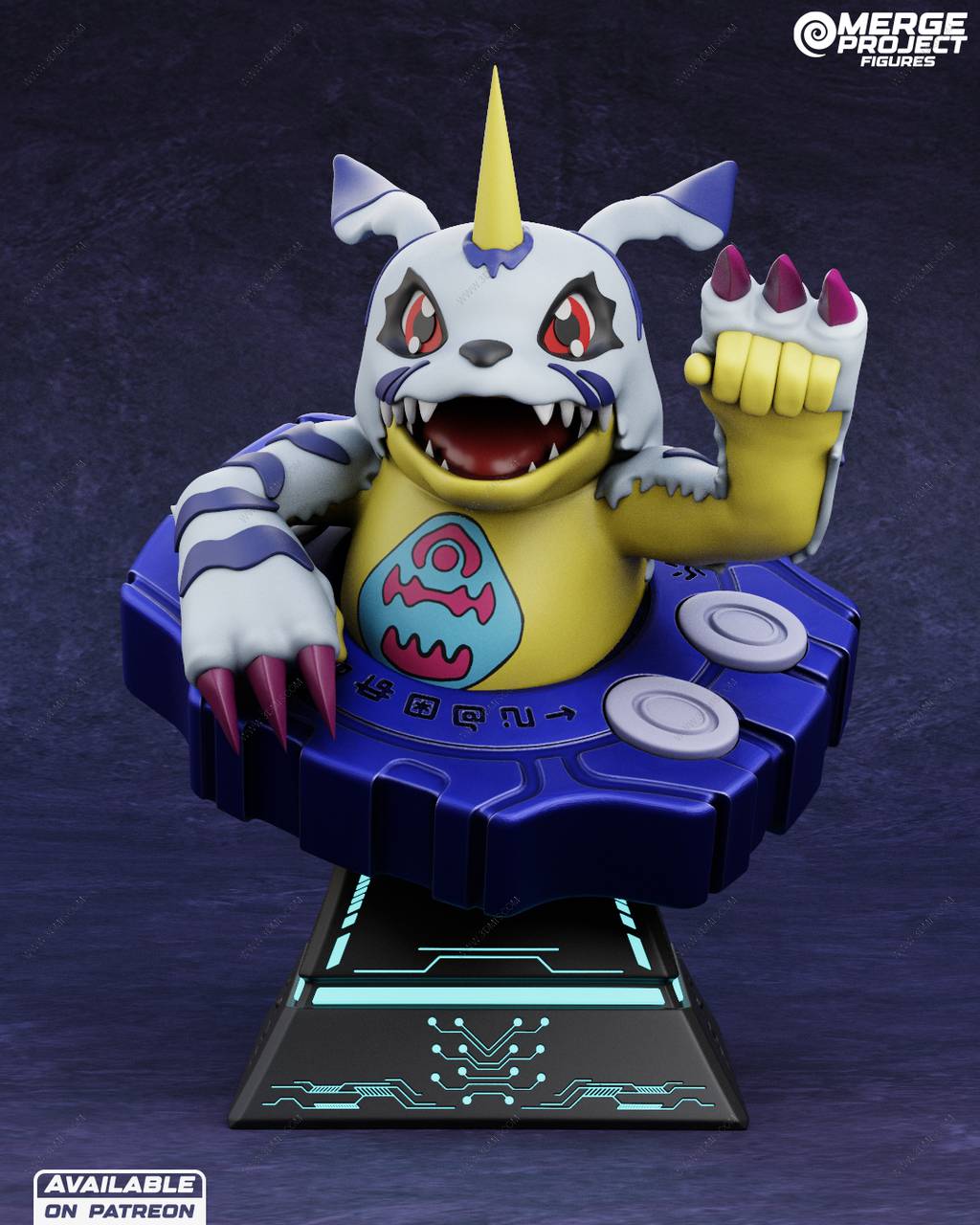 P站图纸印象馆 MPF 数码兽 加布兽 MPF 数码兽 加布兽