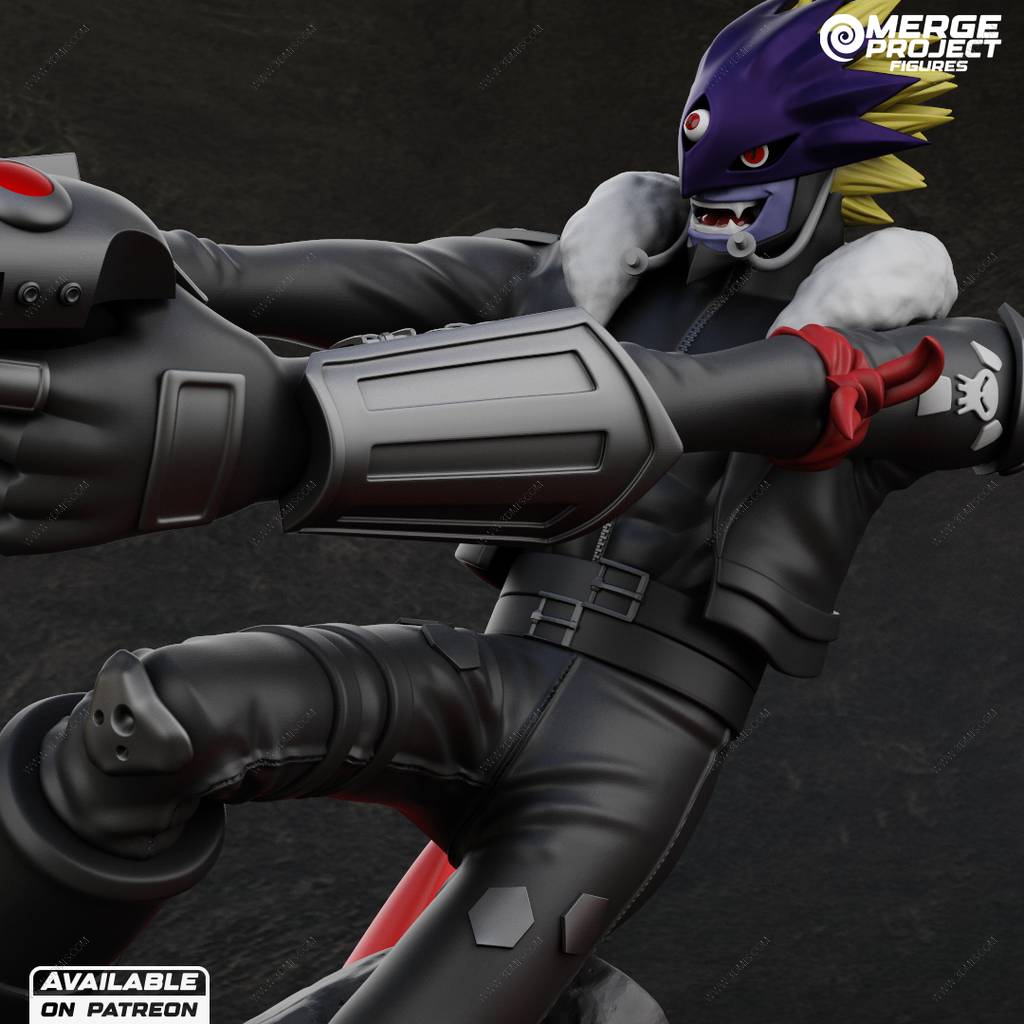 P站图纸印象馆 MPF 数码怪兽 别西卜兽 MPF 数码怪兽 别西卜兽