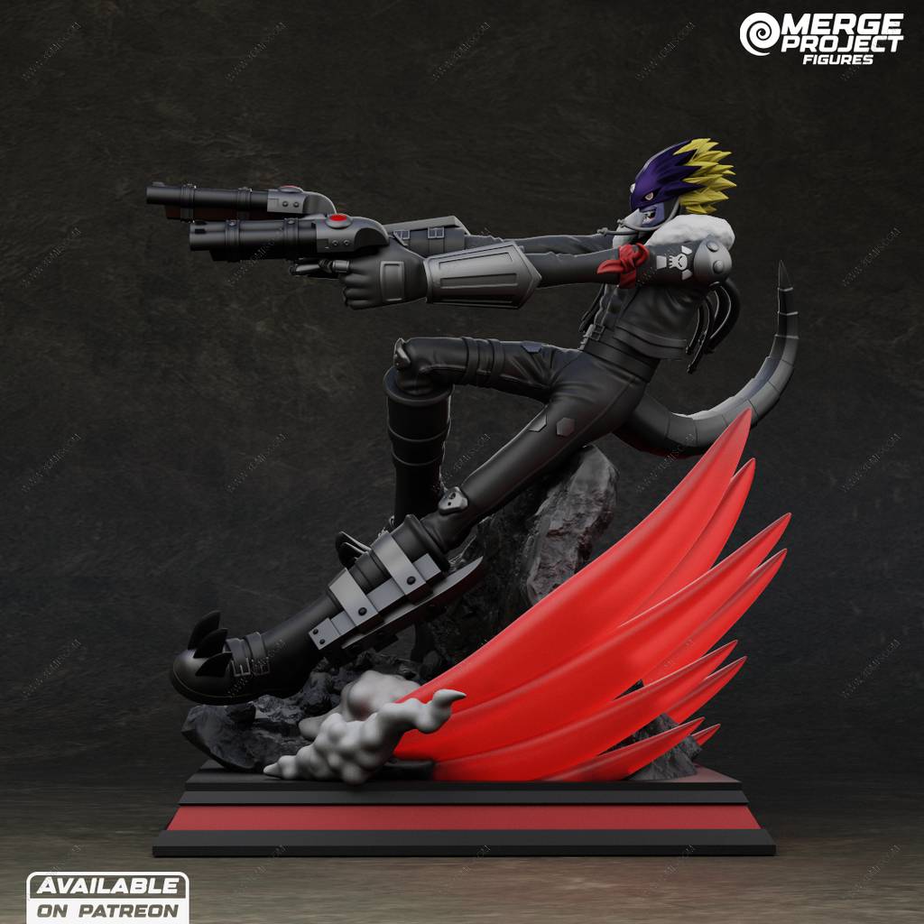 P站图纸印象馆 MPF 数码怪兽 别西卜兽 MPF 数码怪兽 别西卜兽