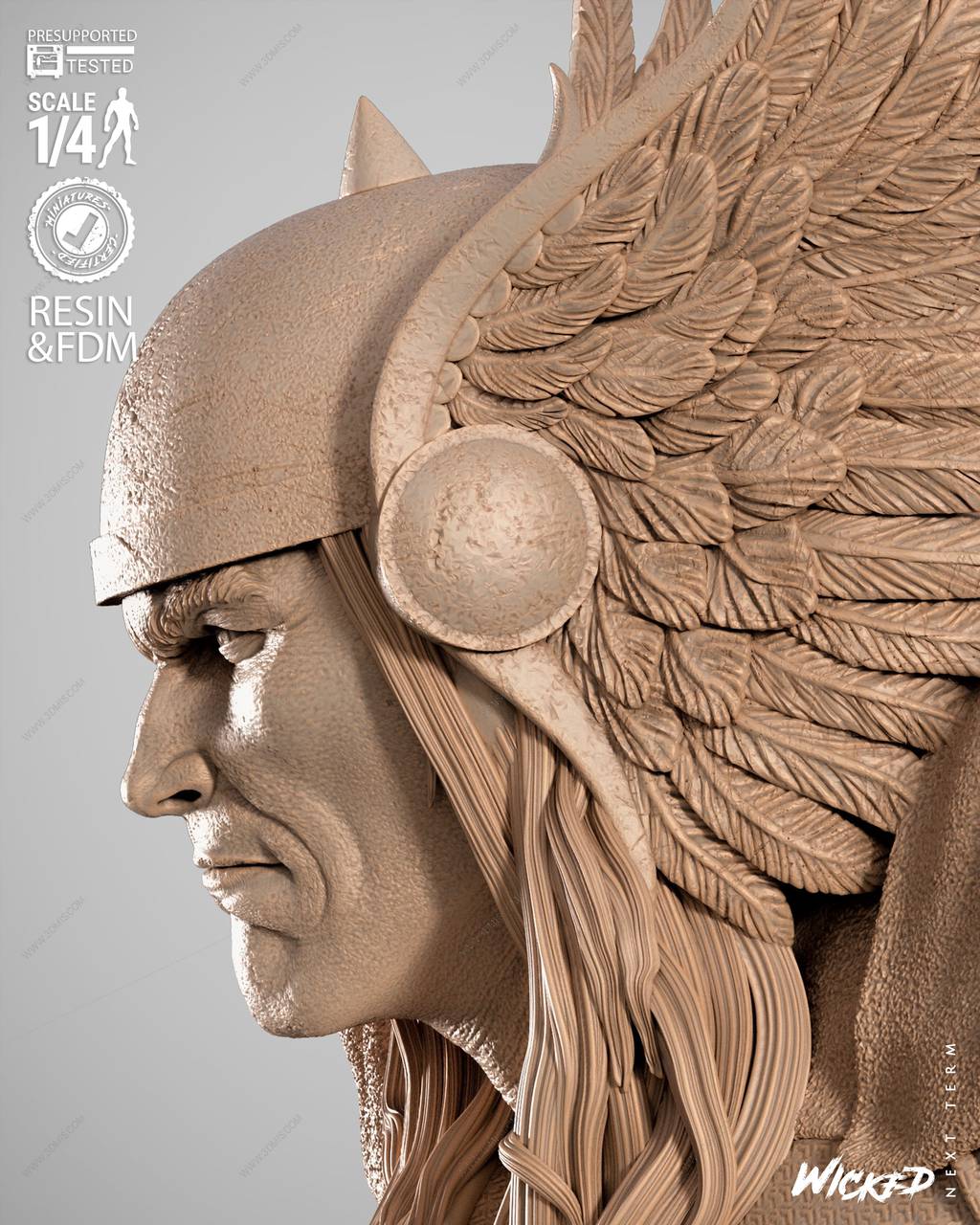 P站图纸印象馆 3DWicked 漫威 雷神索尔 3DWicked 漫威 雷神索尔