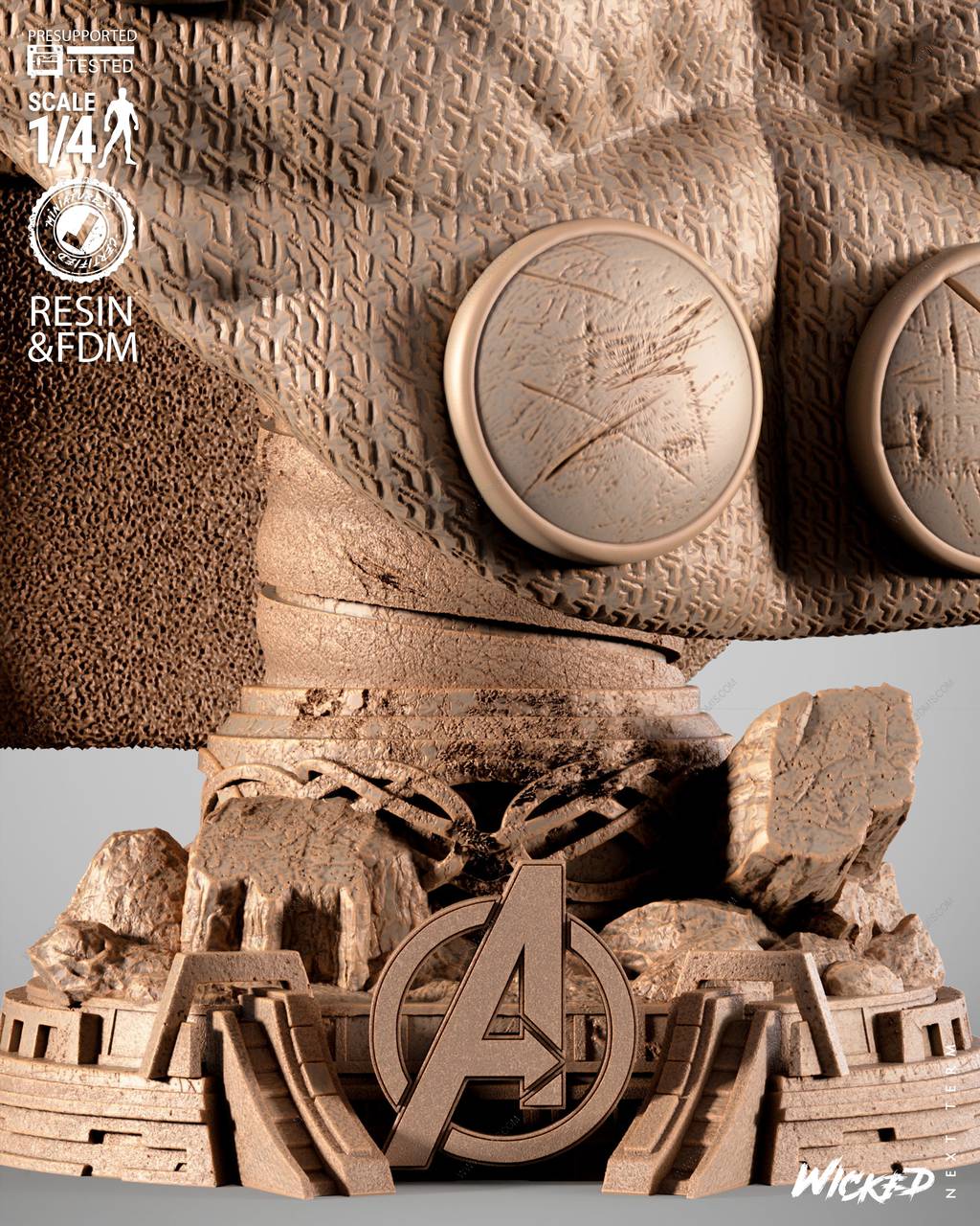 P站图纸印象馆 3DWicked 漫威 雷神索尔 3DWicked 漫威 雷神索尔