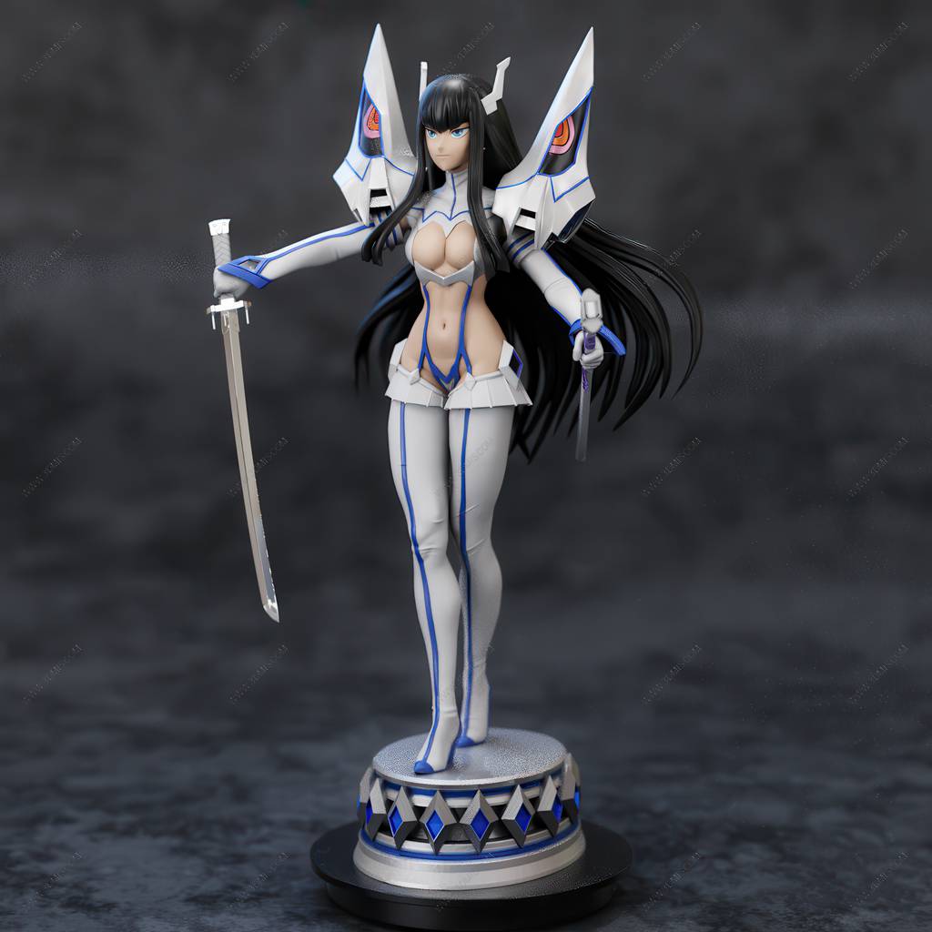 P站图纸印象馆 BrunoArt3D 斩服少女 鬼龍院皐月 BrunoArt3D 斩服少女 鬼龍院皐月