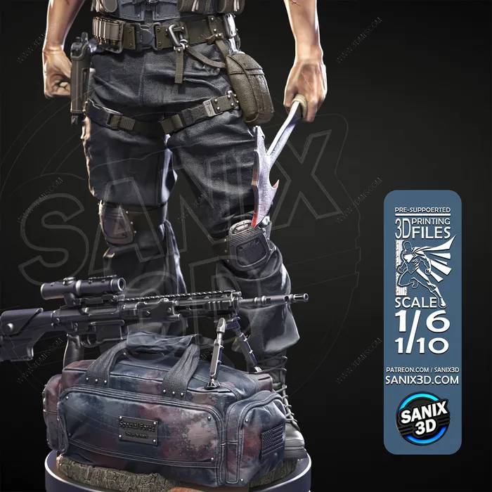 P站图纸印象馆 Sanix3d 漫威 惩罚者 Sanix3d 漫威 惩罚者