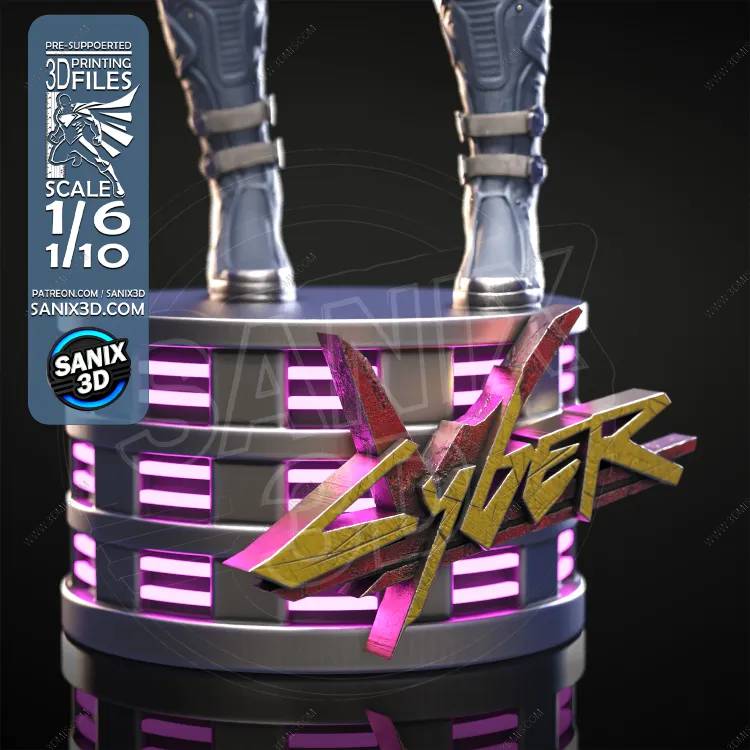 P站图纸印象馆 Sanix3d 赛博朋克 V Sanix3d 赛博朋克 V