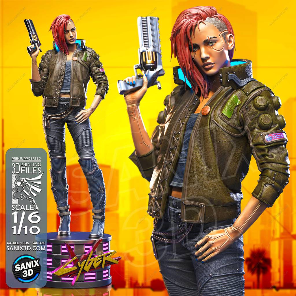 P站图纸印象馆 Sanix3d 赛博朋克 V Sanix3d 赛博朋克 V