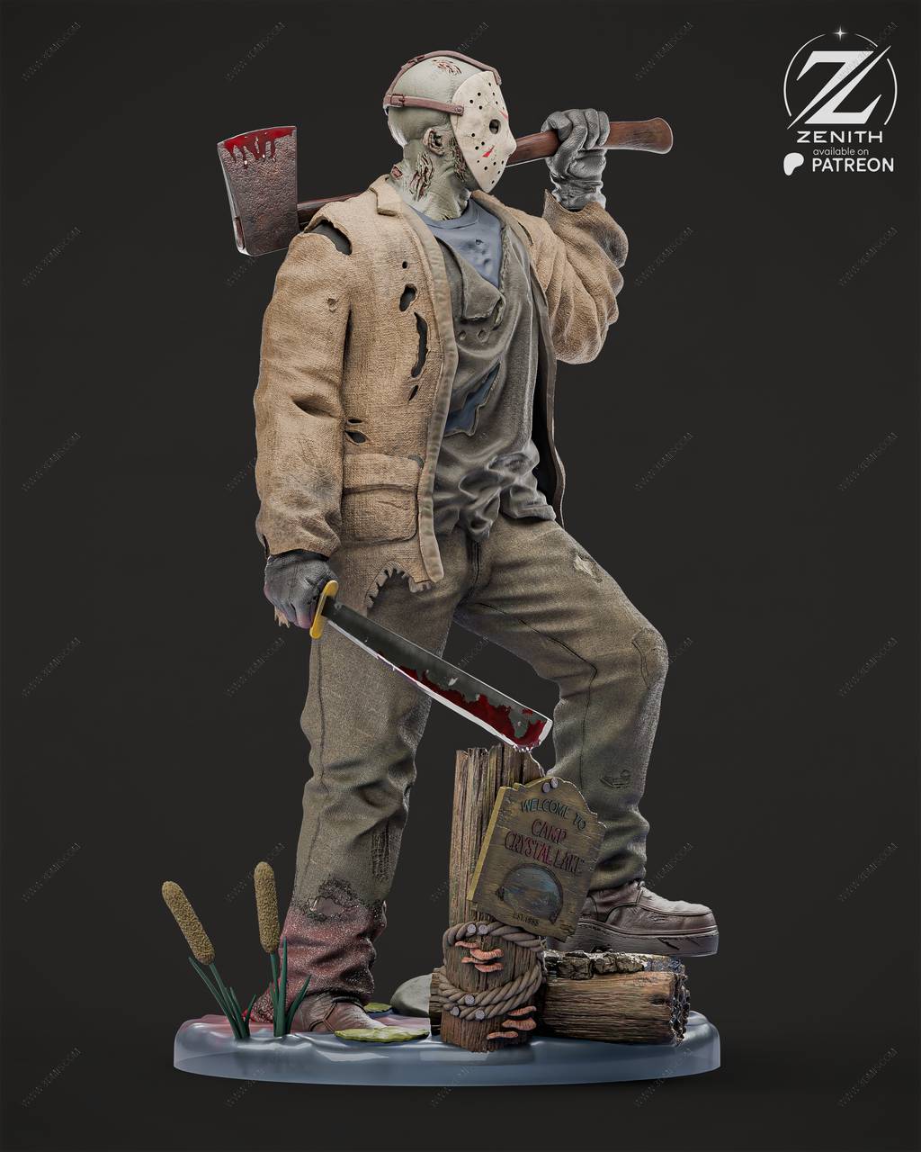 P站图纸印象馆 ZEZ STUDIOS 十三号星期五 杰森·沃赫斯 ZEZ STUDIOS 十三号星期五 杰森·沃赫斯