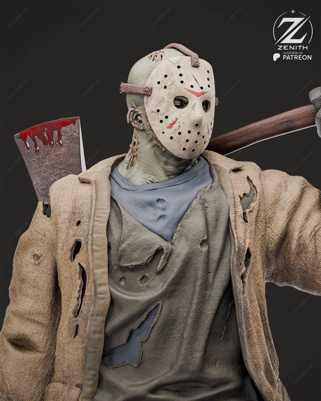 P站图纸印象馆 ZEZ STUDIOS 十三号星期五 杰森·沃赫斯 ZEZ STUDIOS 十三号星期五 杰森·沃赫斯