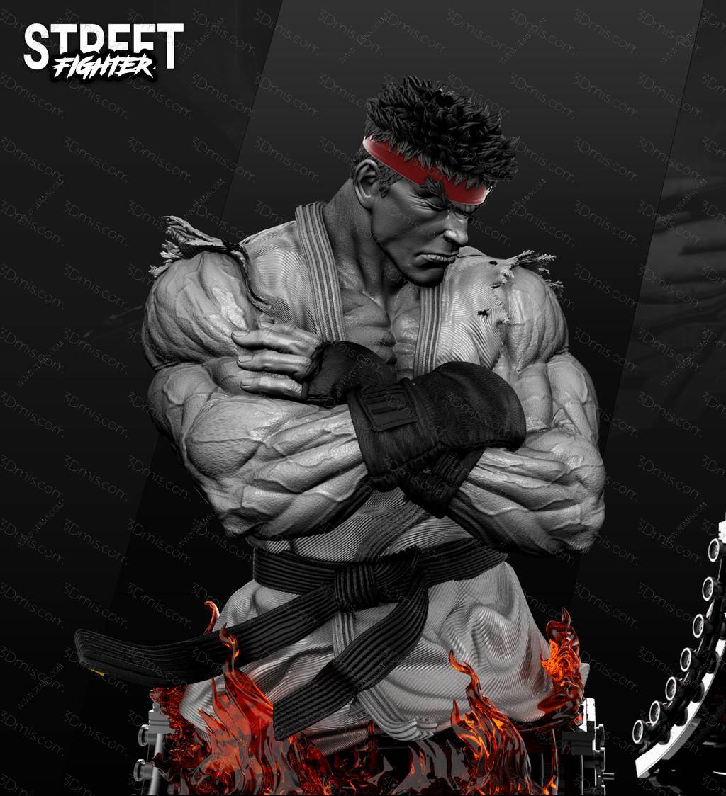 P站图纸印象馆 3DWicked 街头霸王 隆 3DWicked 街头霸王 隆