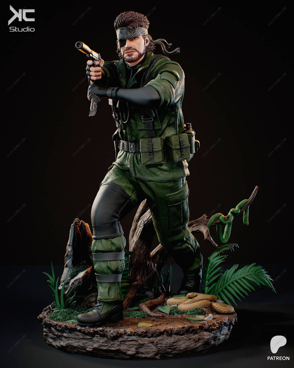 P站图纸印象馆 KcStudio 合金装备 斯内克 KcStudio 合金装备 斯内克