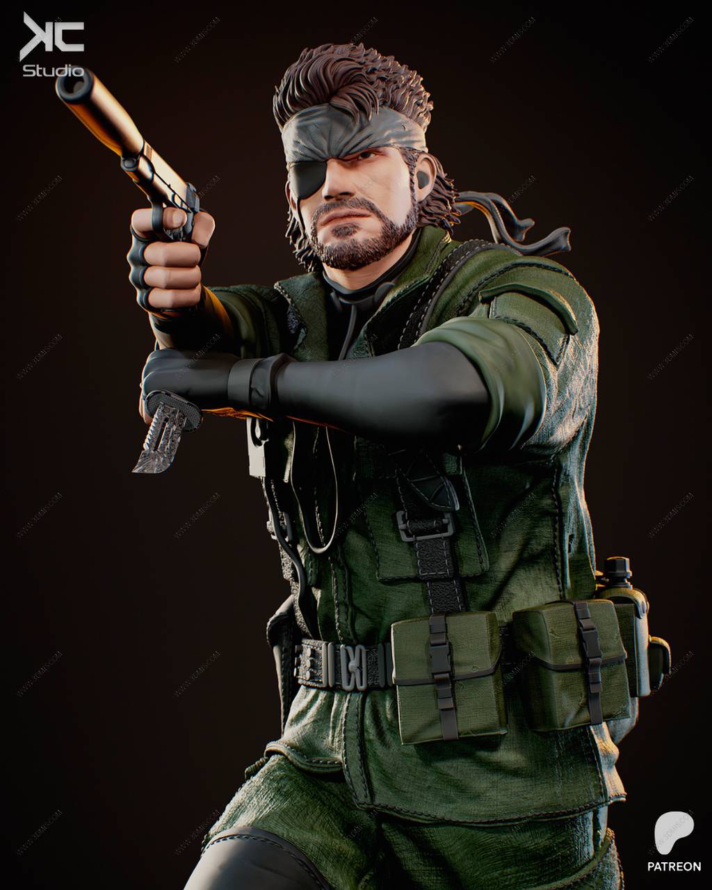 P站图纸印象馆 KcStudio 合金装备 斯内克 KcStudio 合金装备 斯内克