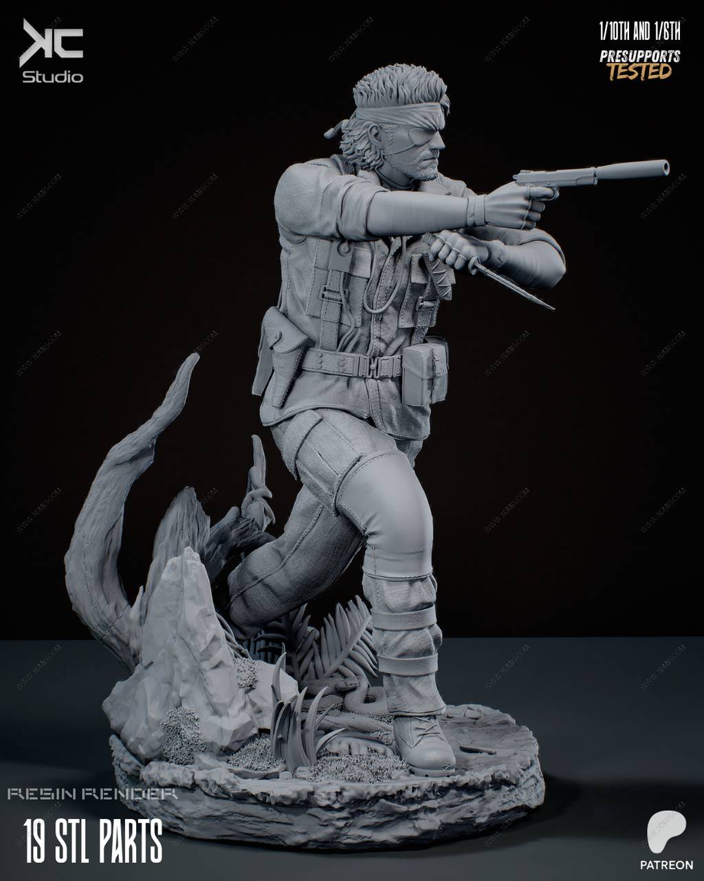 P站图纸印象馆 KcStudio 合金装备 斯内克 KcStudio 合金装备 斯内克