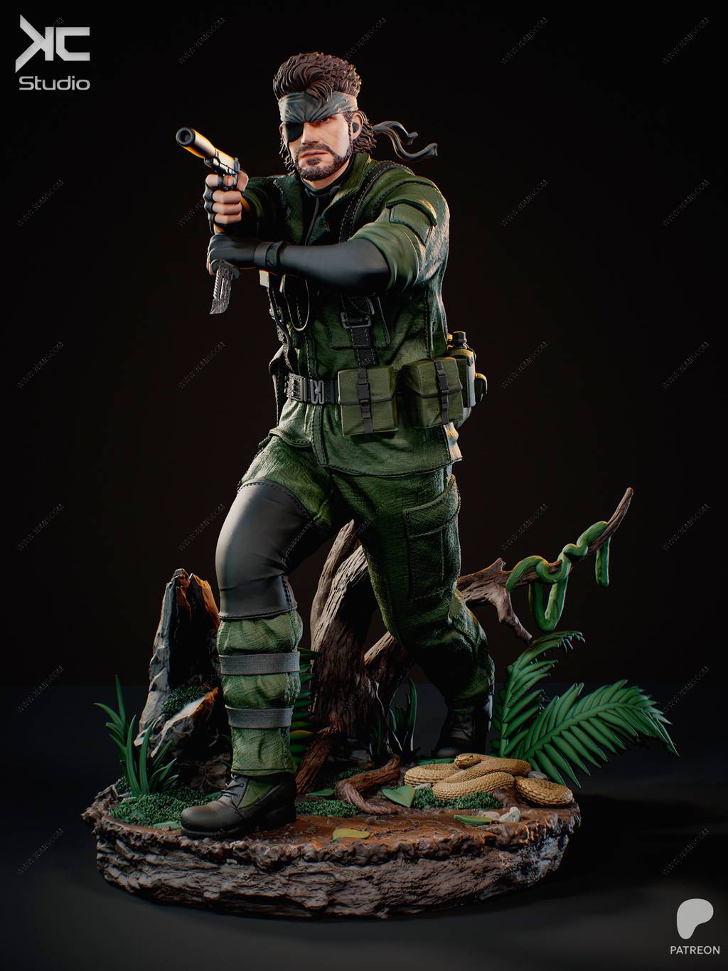 P站图纸印象馆 KcStudio 合金装备 斯内克 KcStudio 合金装备 斯内克