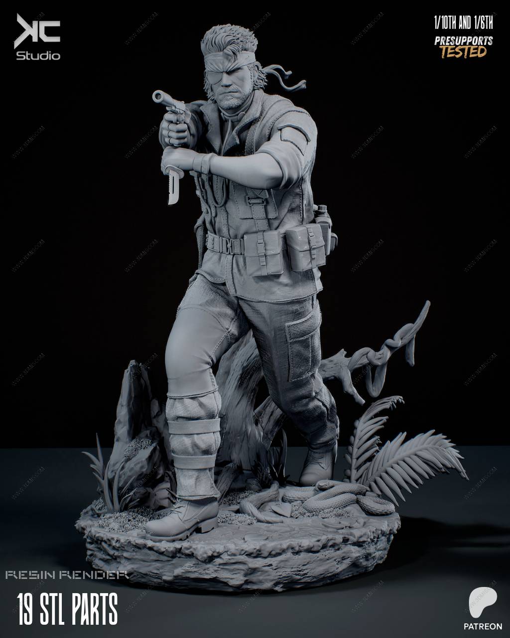 P站图纸印象馆 KcStudio 合金装备 斯内克 KcStudio 合金装备 斯内克