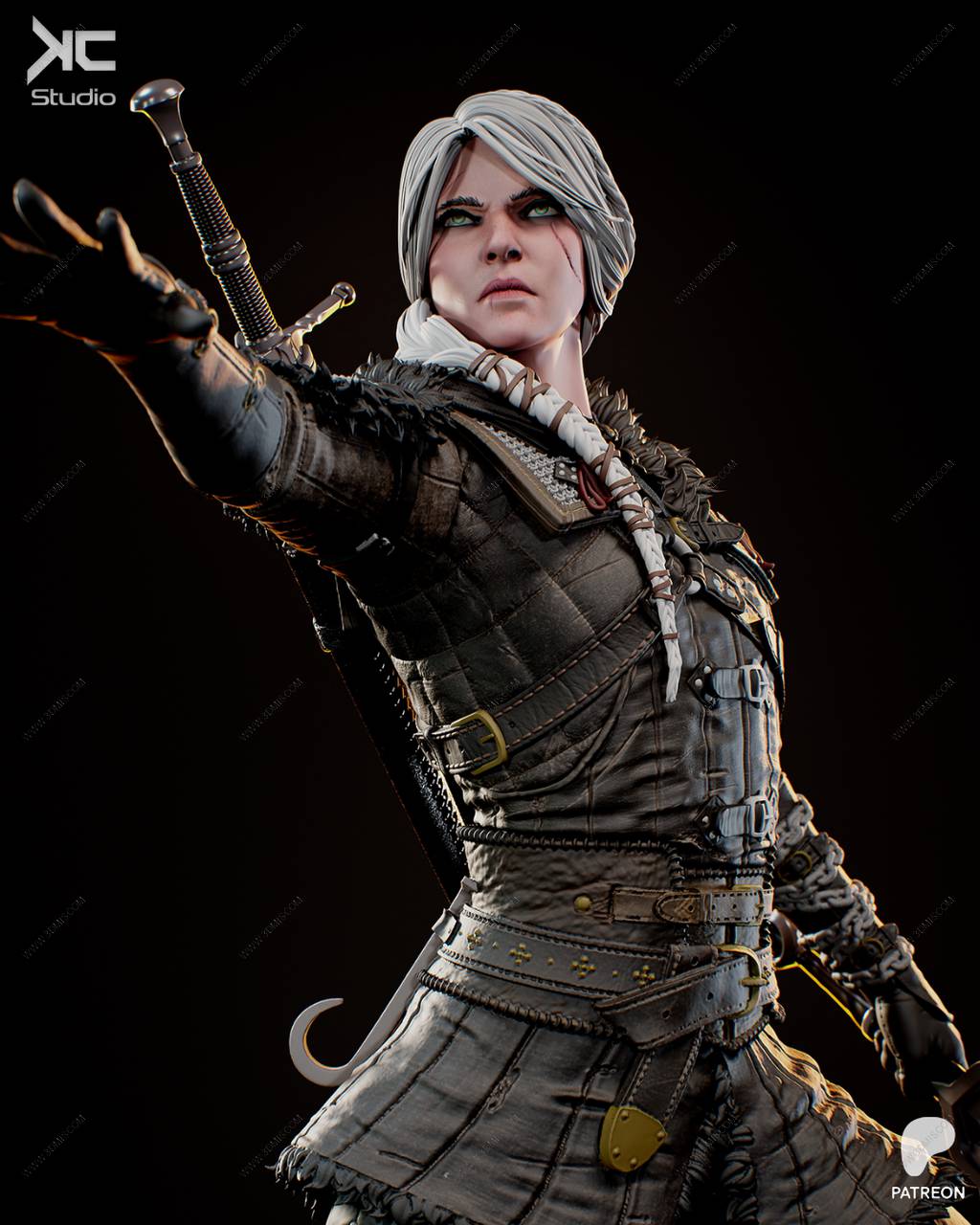 P站图纸印象馆 KcStudio 猎魔人 希里雅·菲欧娜·艾伦·丽安伦 KcStudio 猎魔人 希里雅·菲欧娜·艾伦·丽安伦