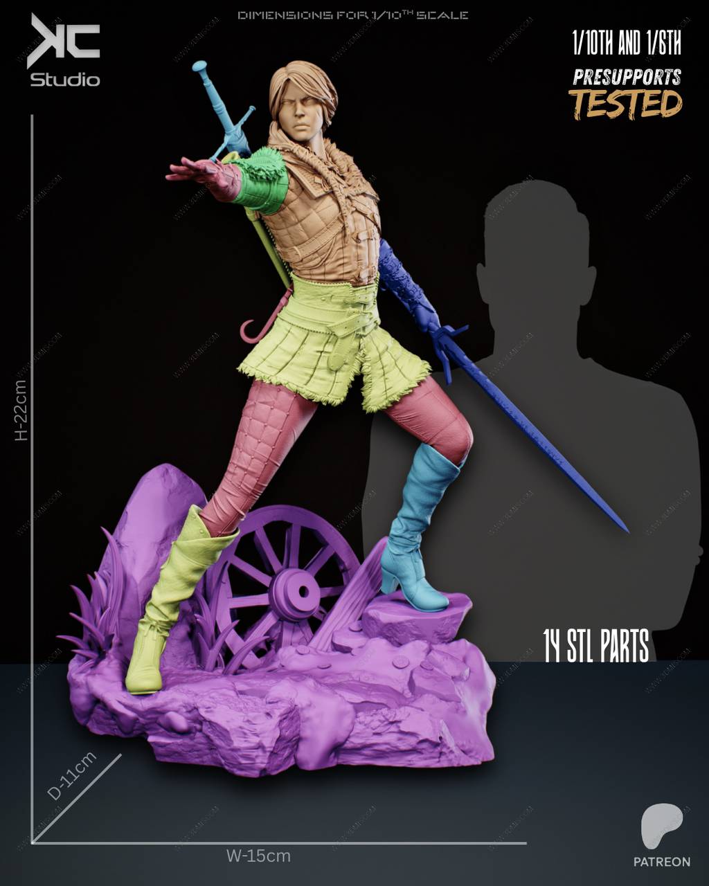 P站图纸印象馆 KcStudio 猎魔人 希里雅·菲欧娜·艾伦·丽安伦 KcStudio 猎魔人 希里雅·菲欧娜·艾伦·丽安伦