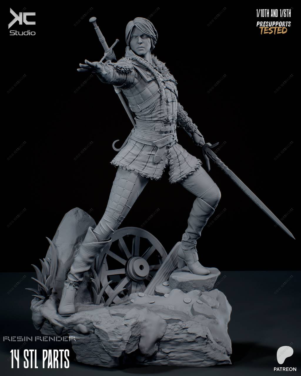 P站图纸印象馆 KcStudio 猎魔人 希里雅·菲欧娜·艾伦·丽安伦 KcStudio 猎魔人 希里雅·菲欧娜·艾伦·丽安伦