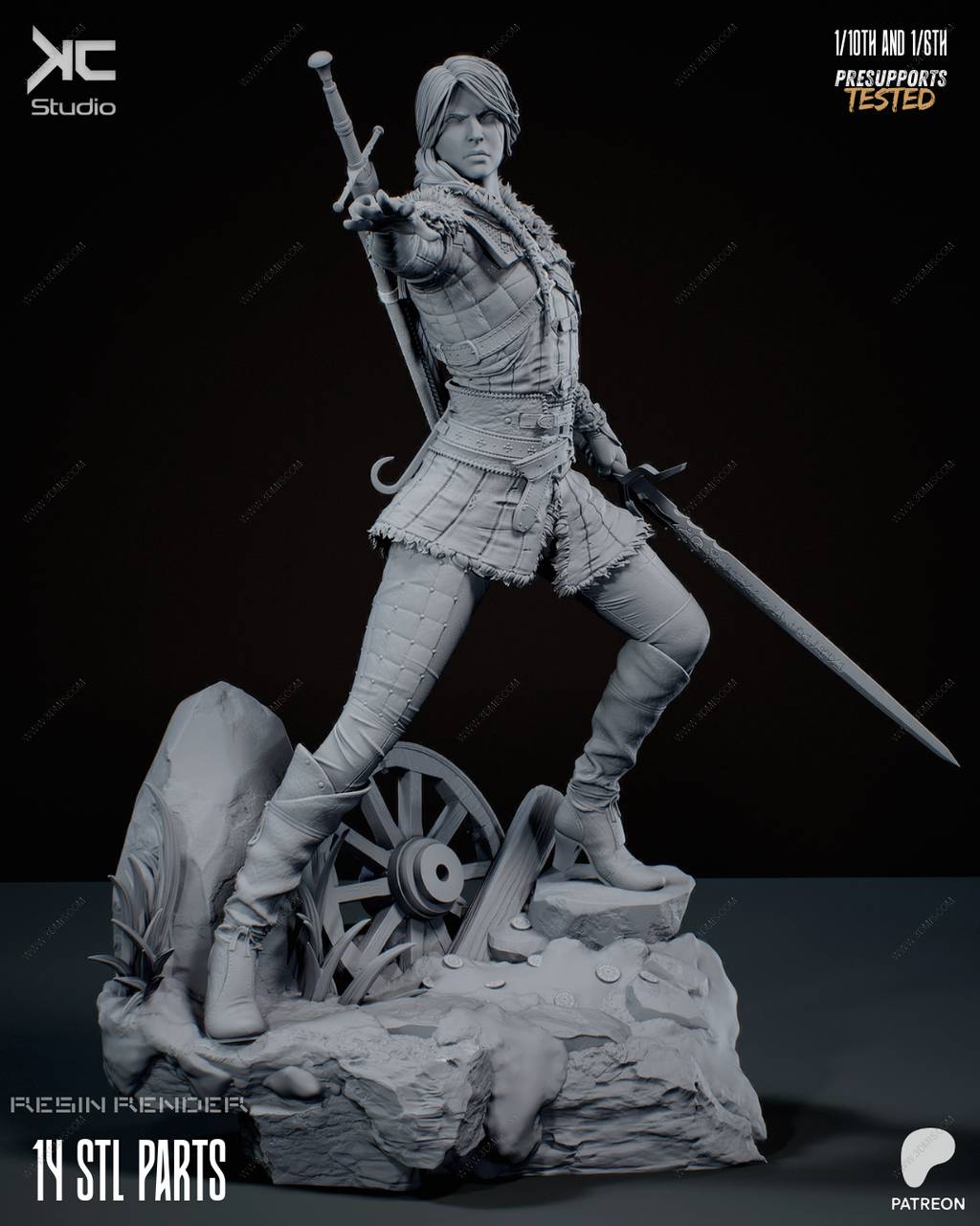 P站图纸印象馆 KcStudio 猎魔人 希里雅·菲欧娜·艾伦·丽安伦 KcStudio 猎魔人 希里雅·菲欧娜·艾伦·丽安伦