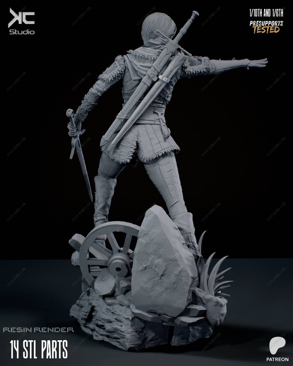 P站图纸印象馆 KcStudio 猎魔人 希里雅·菲欧娜·艾伦·丽安伦 KcStudio 猎魔人 希里雅·菲欧娜·艾伦·丽安伦