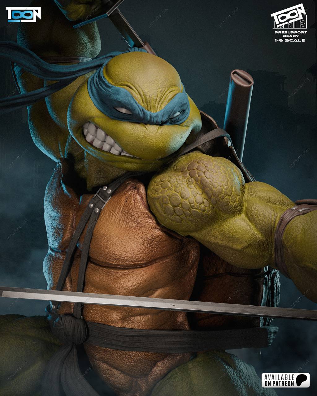 P站图纸印象馆 Toon Studios 忍者神龟 李奥纳 Toon Studios 忍者神龟 李奥纳