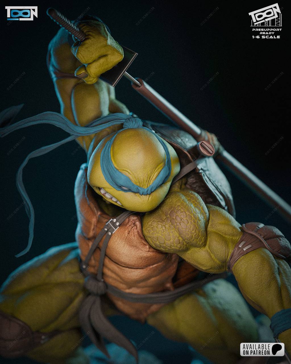 P站图纸印象馆 Toon Studios 忍者神龟 李奥纳 Toon Studios 忍者神龟 李奥纳