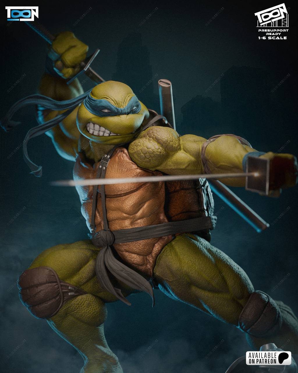 P站图纸印象馆 Toon Studios 忍者神龟 李奥纳 Toon Studios 忍者神龟 李奥纳