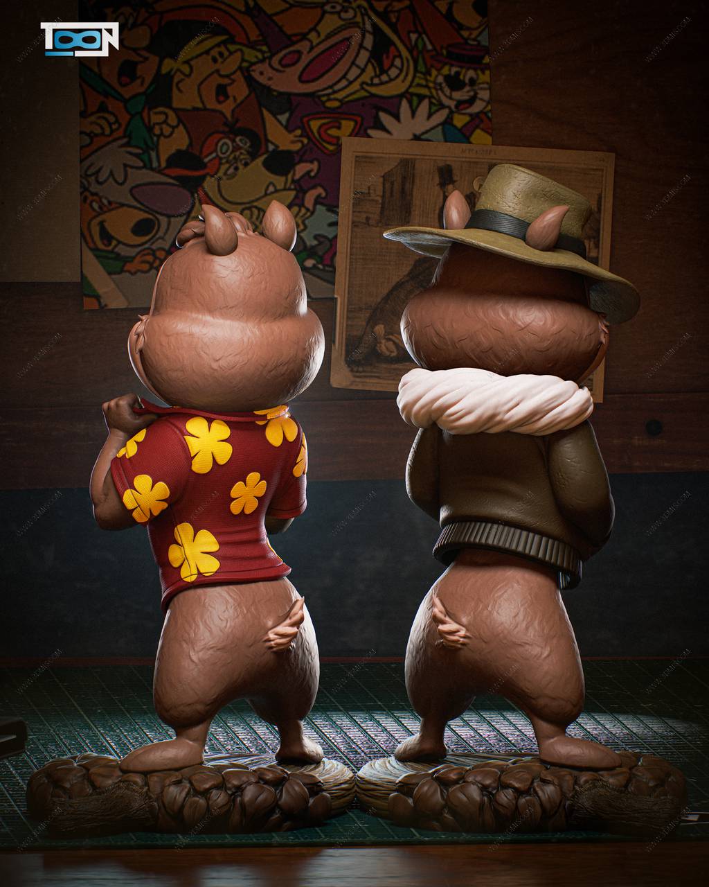 P站图纸印象馆 Toon Studios 大兵布鲁托 奇奇和蒂蒂 Toon Studios 大兵布鲁托 奇奇和蒂蒂