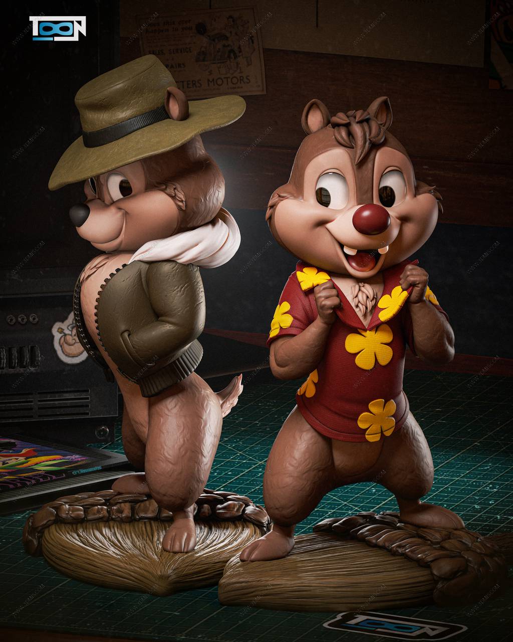 P站图纸印象馆 Toon Studios 大兵布鲁托 奇奇和蒂蒂 Toon Studios 大兵布鲁托 奇奇和蒂蒂