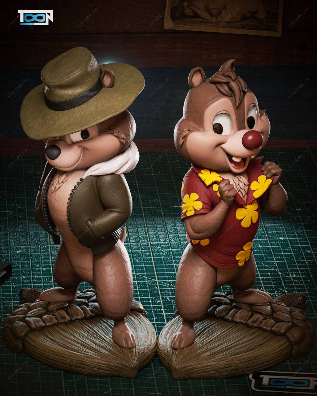 P站图纸印象馆 Toon Studios 大兵布鲁托 奇奇和蒂蒂 Toon Studios 大兵布鲁托 奇奇和蒂蒂