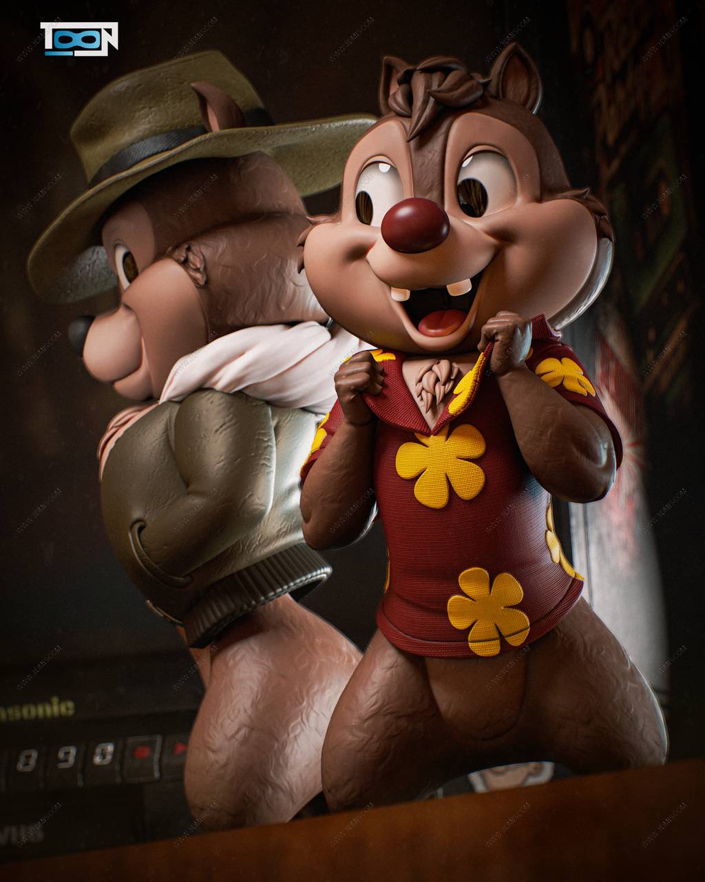 P站图纸印象馆 Toon Studios 大兵布鲁托 奇奇和蒂蒂 Toon Studios 大兵布鲁托 奇奇和蒂蒂