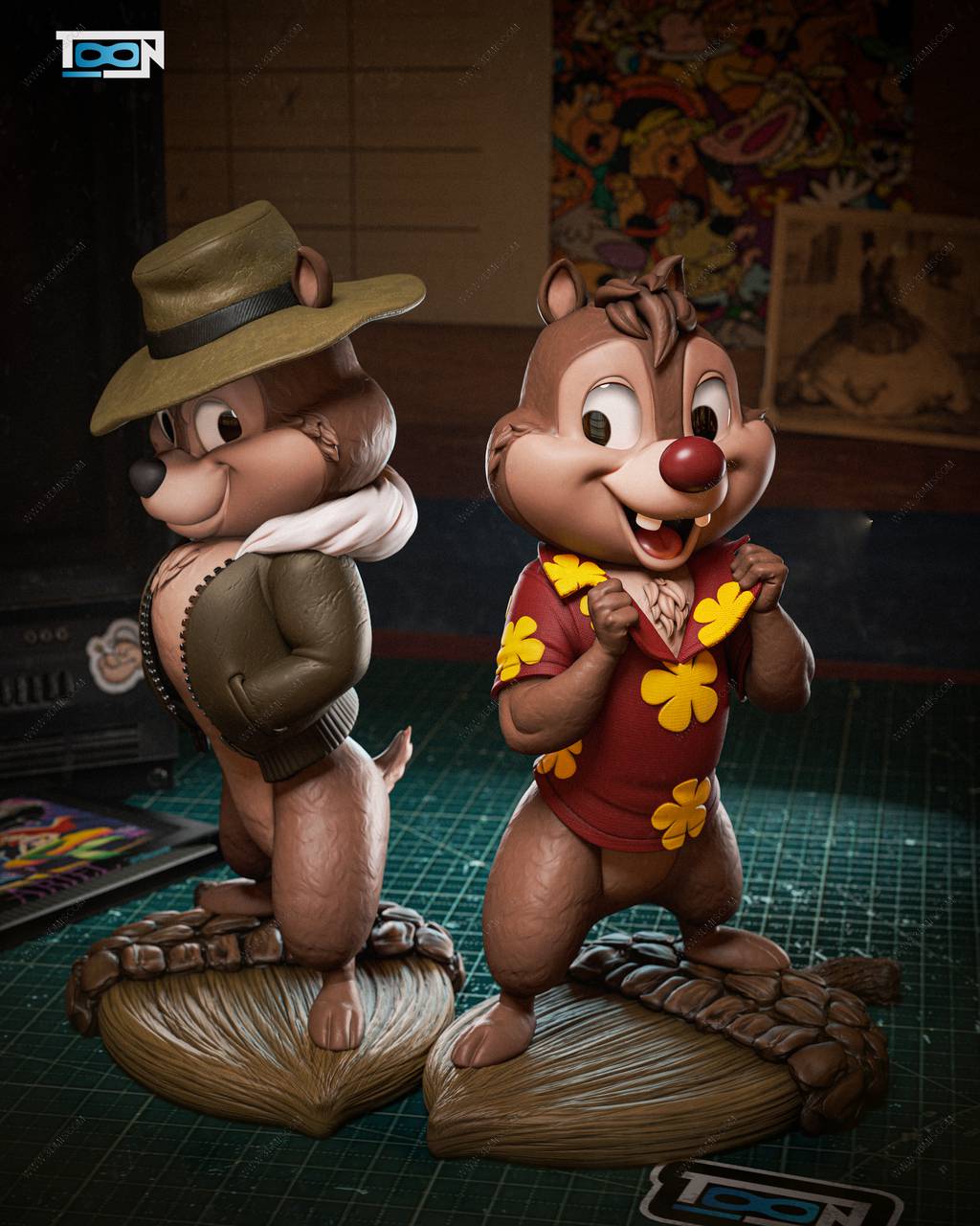 P站图纸印象馆 Toon Studios 大兵布鲁托 奇奇和蒂蒂 Toon Studios 大兵布鲁托 奇奇和蒂蒂