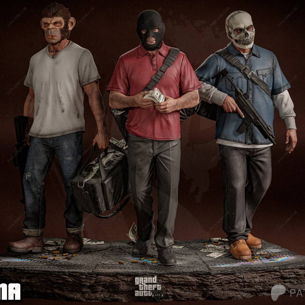 P站图纸印象馆 VS3D 侠盗猎车 VS3D 侠盗猎车