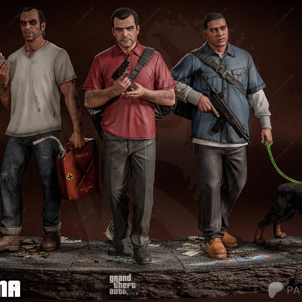 P站图纸印象馆 VS3D 侠盗猎车 VS3D 侠盗猎车