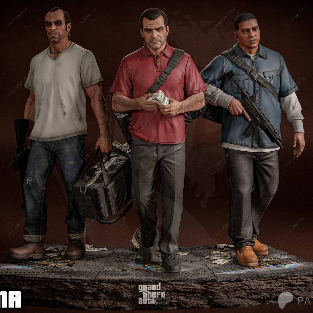 P站图纸印象馆 VS3D 侠盗猎车 VS3D 侠盗猎车