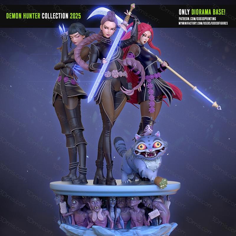 P站图纸印象馆 OXO3D 猎魔女团 OXO3D 猎魔女团