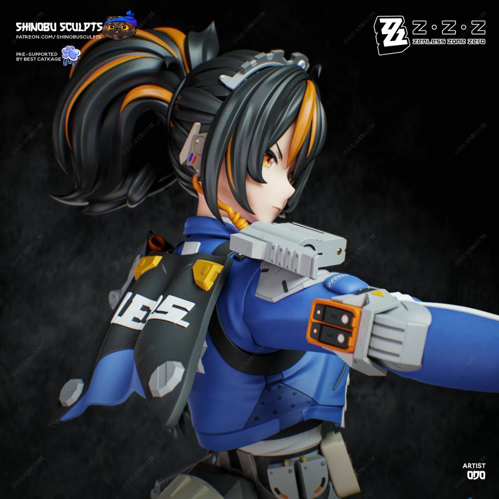 P站图纸印象馆 Shinobu Sculpts 绝区零 朱鸢 Shinobu Sculpts 绝区零 朱鸢