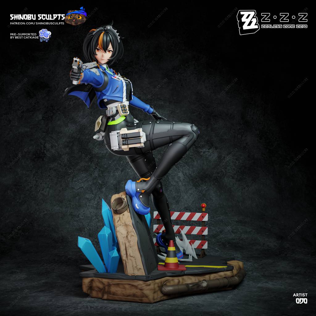 P站图纸印象馆 Shinobu Sculpts 绝区零 朱鸢 Shinobu Sculpts 绝区零 朱鸢