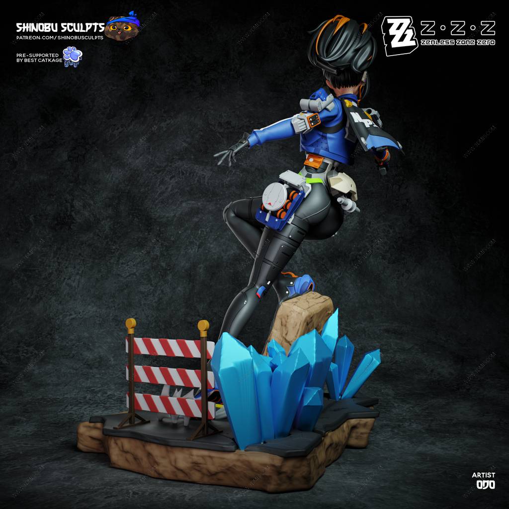 P站图纸印象馆 Shinobu Sculpts 绝区零 朱鸢 Shinobu Sculpts 绝区零 朱鸢