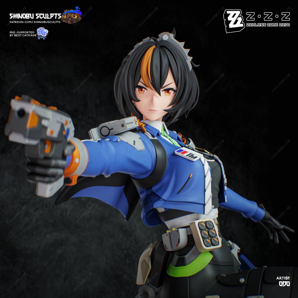 P站图纸印象馆 Shinobu Sculpts 绝区零 朱鸢 Shinobu Sculpts 绝区零 朱鸢