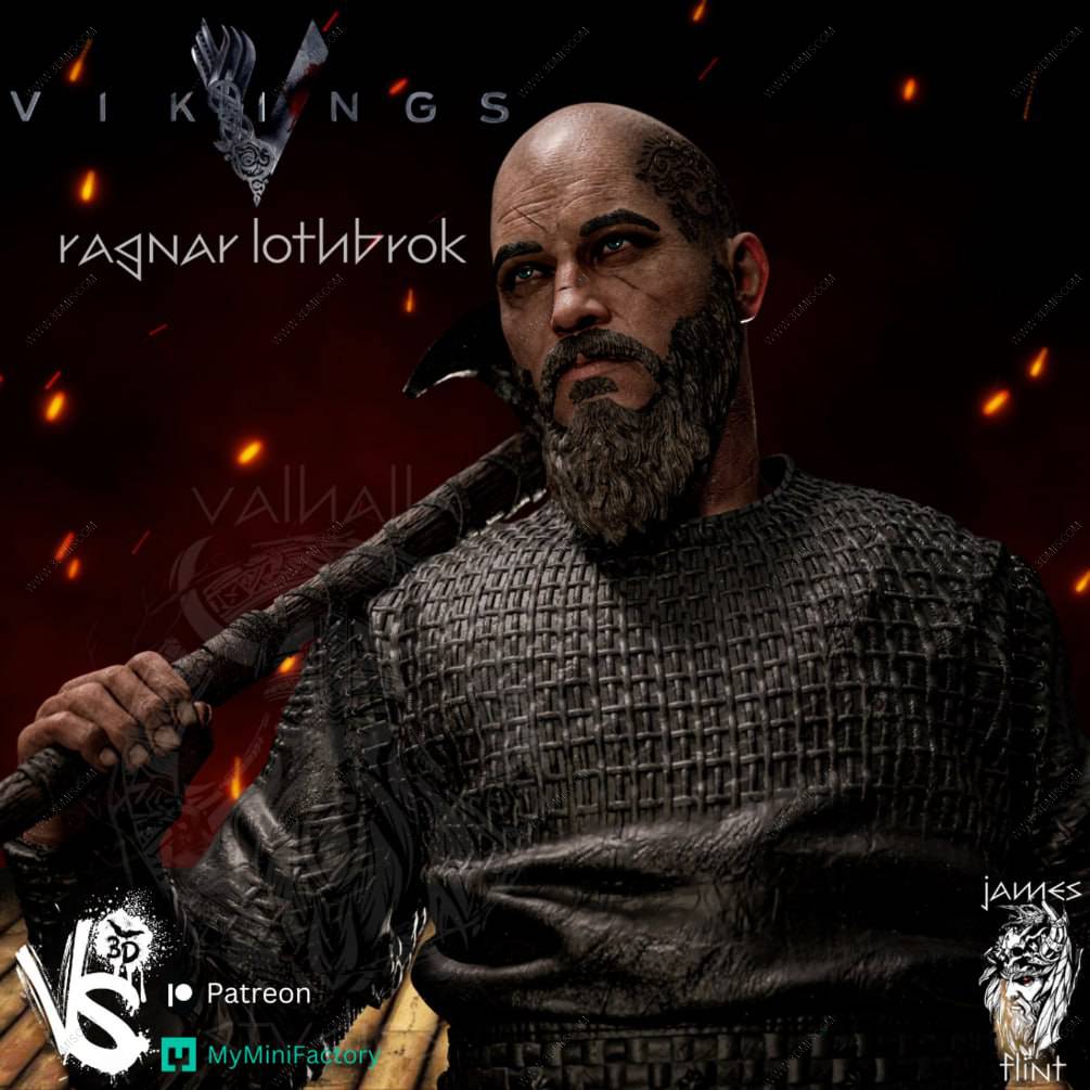 P站图纸印象馆 VS3D 维京传奇 拉格纳·洛德布罗克 VS3D 维京传奇 拉格纳·洛德布罗克