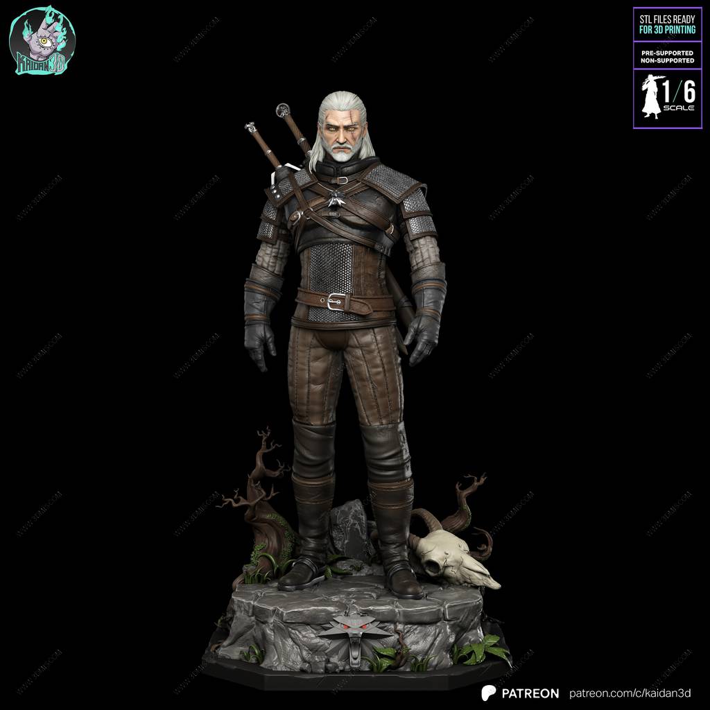 P站图纸印象馆 Kaidan 巫师 杰洛特 Kaidan 巫师 杰洛特