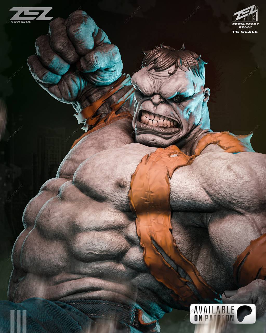 P站图纸印象馆 ZEZ STUDIOS 漫威 浩克 ZEZ STUDIOS 漫威 浩克
